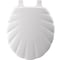 Mayfair Mayfair by Bemis Shell Round White Enameled Wood Toilet Seat 22ECA 000 - alternate 3